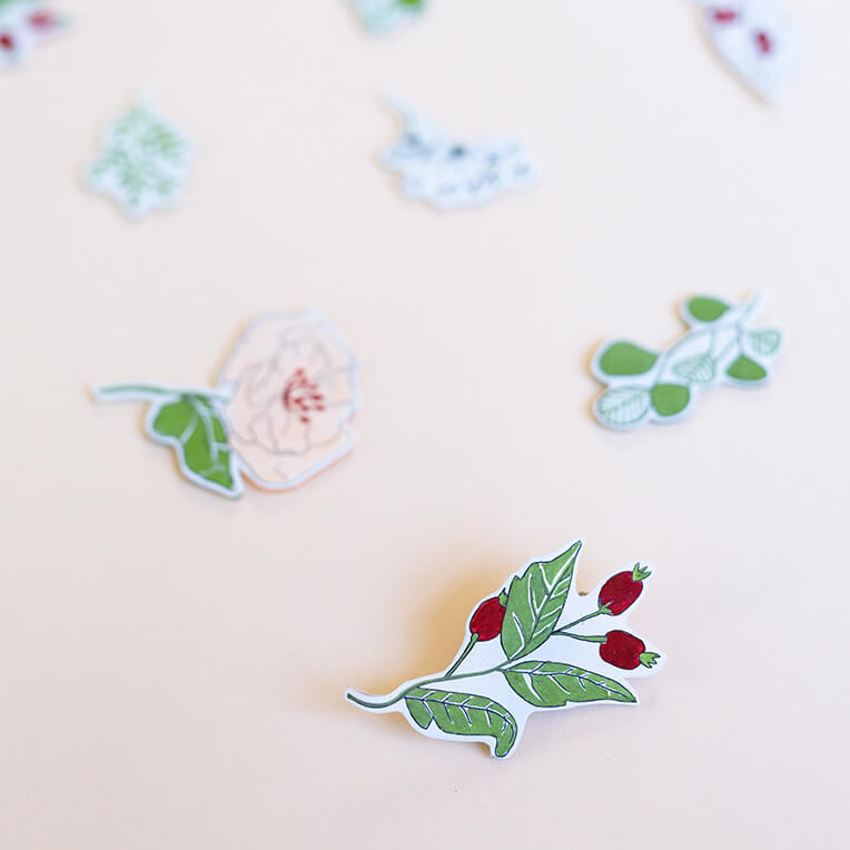 DIY Floral Pins