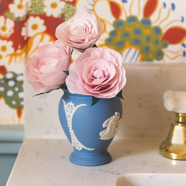 DIY »Papier Gartenrose« von The House That Lars Built