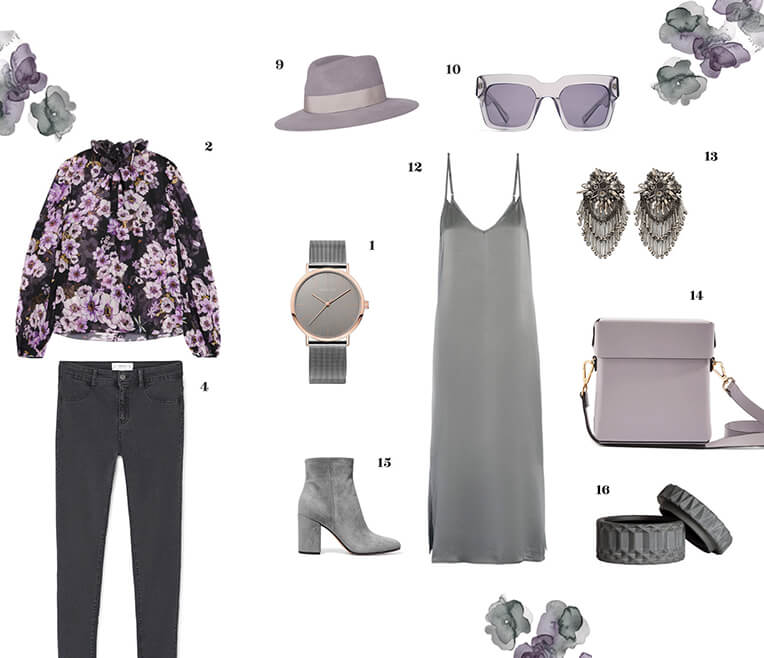 Product Collage »Empire Violet and Melancholia«