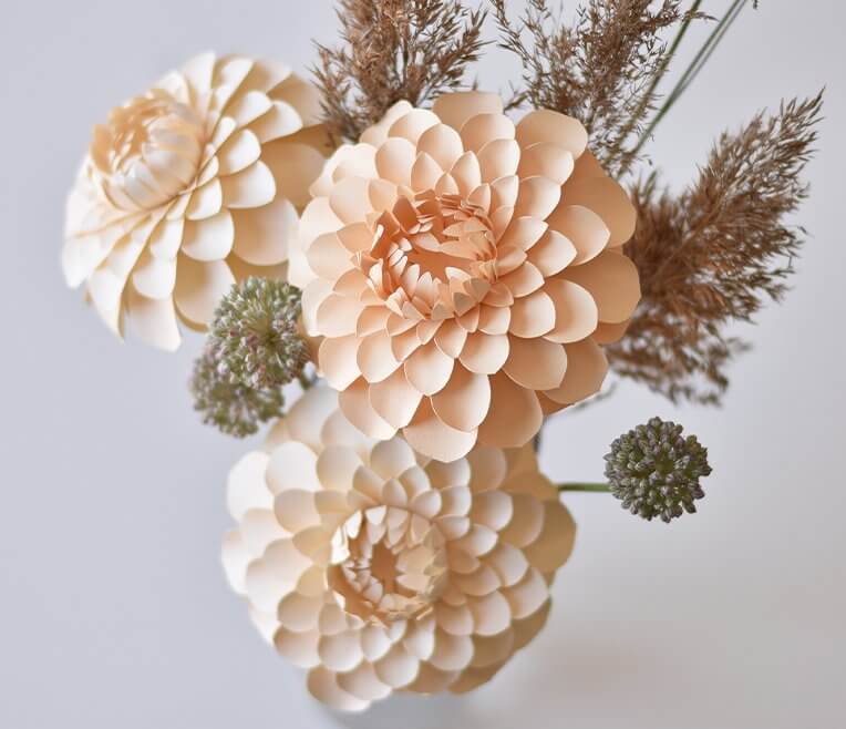 DIY »Paper Dahlias« by Silvia Dahlias