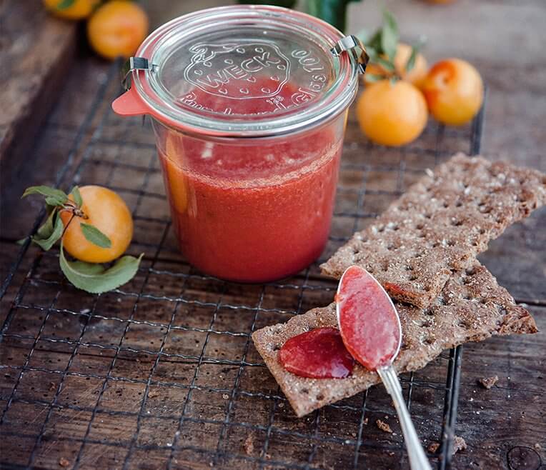 Recipe »Plum jam with ginger and cinnamon«