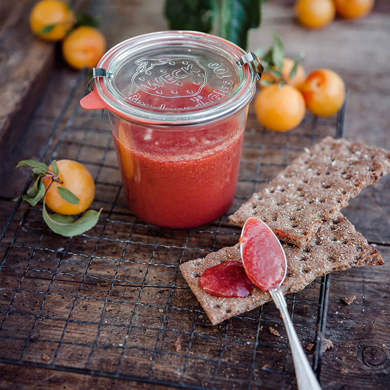 Recipe »Plum jam with ginger and cinnamon«