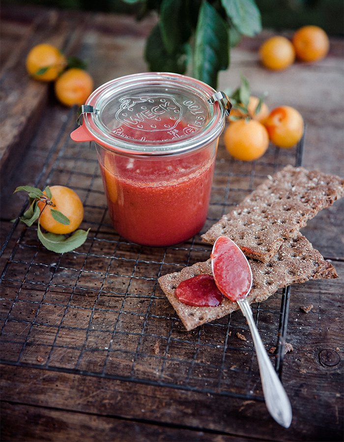 Recipe »Plum jam with ginger and cinnamon«