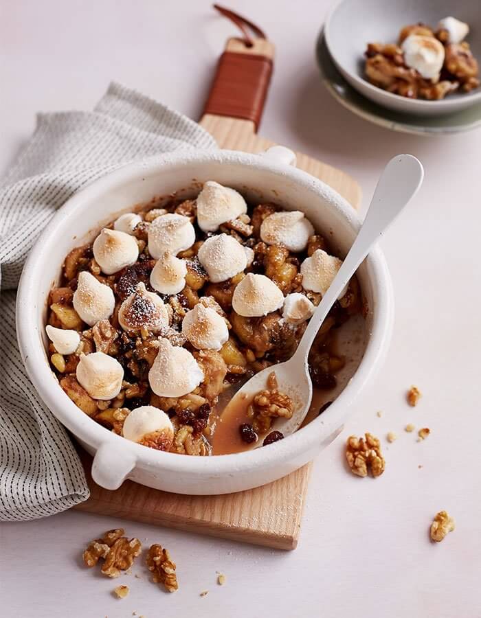 Rezept: »Bananen-Walnuss-Auflauf«