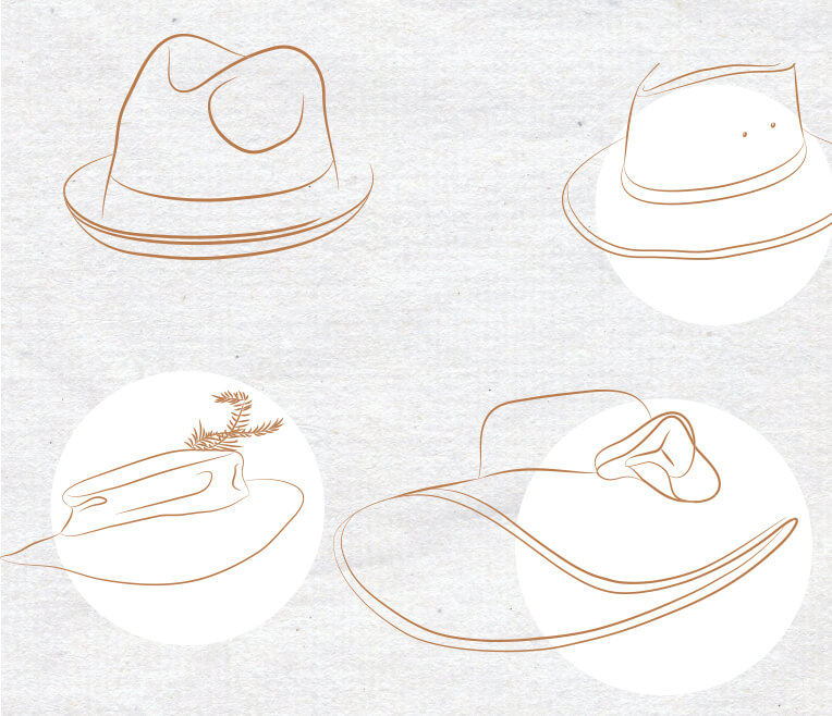 Nur wer Hut trägt, ist ein freier Mensch – Über verschiedene Huttypen