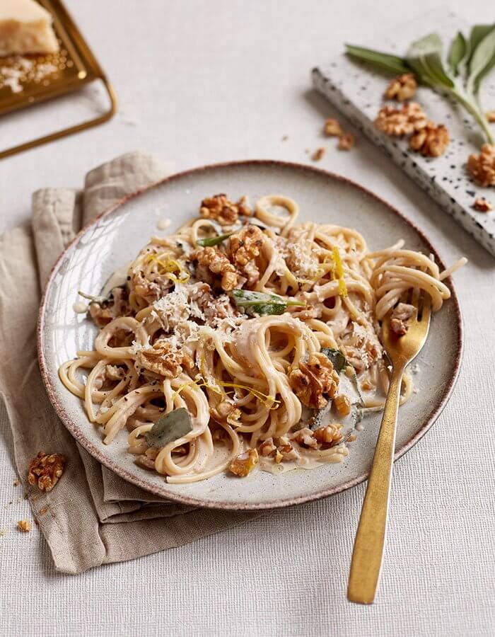 Rezept: »Walnuss-Zitronen-Pasta«