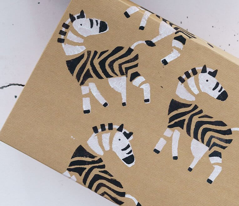 DIY »Zebra Box«