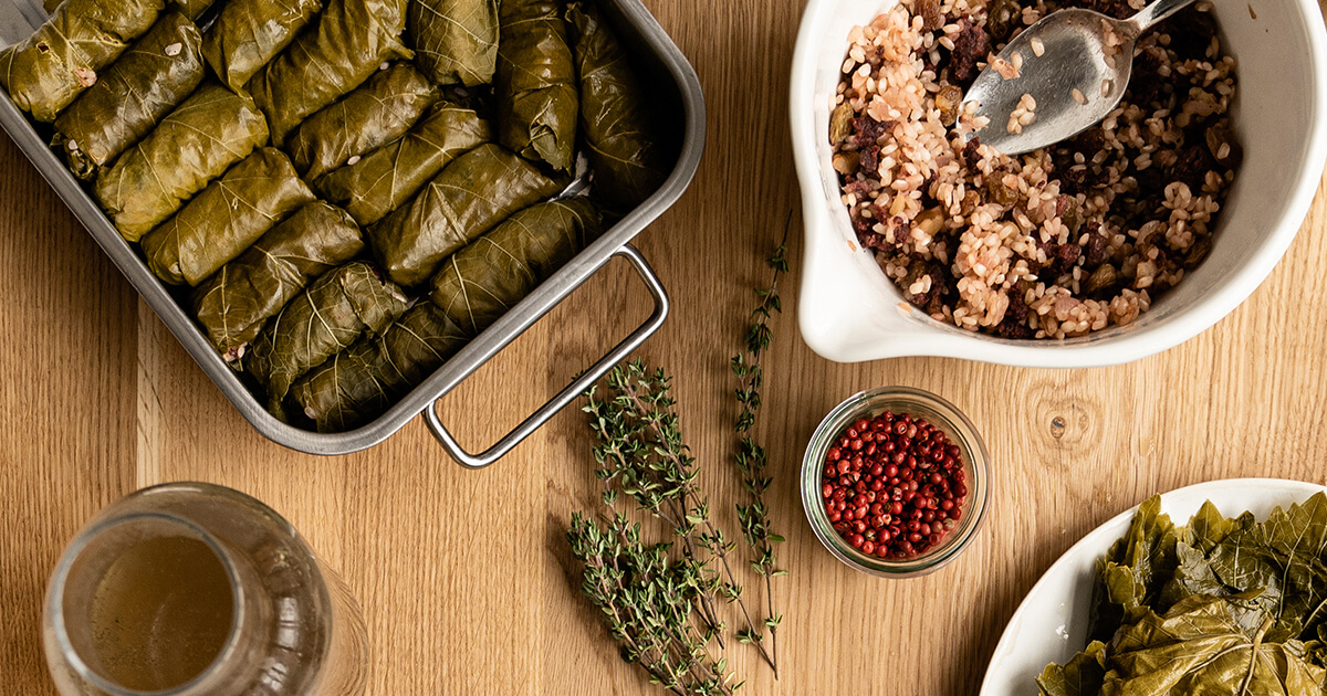 sisterMAG Recipe »Lamb Dolmades«