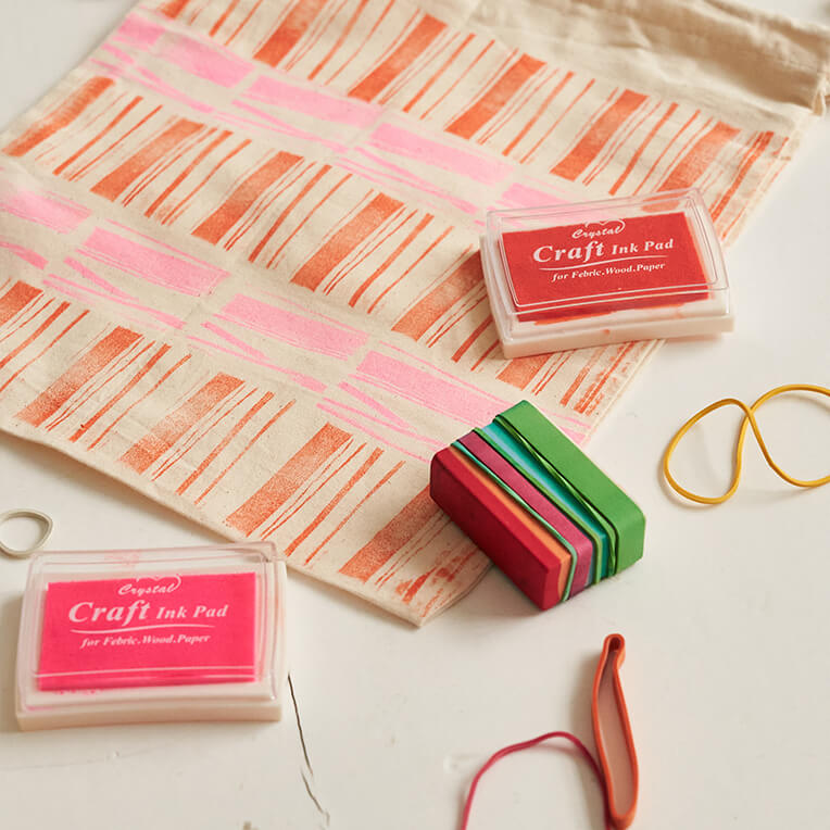 DIY »Rubber band stamp«