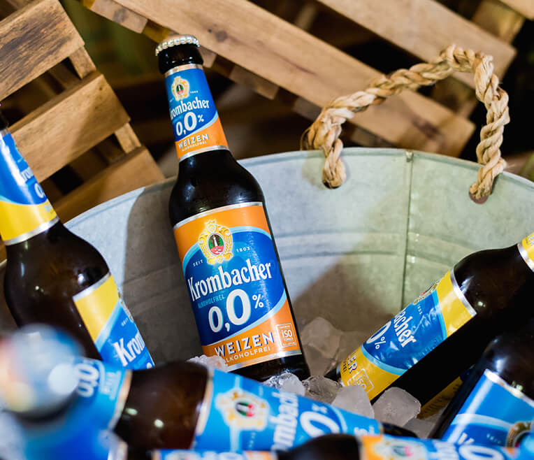 Fit & erfrischt mit Krombacher o,0% & Joey Kelly