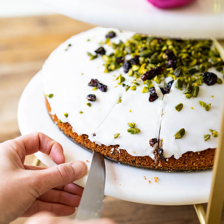 Easter Recipe Pistachio Semolina Cake