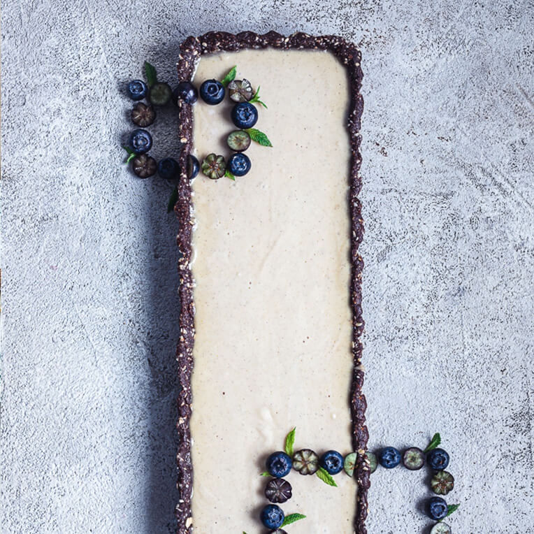 Bauhaus Recipe: »Vegan no-bake Cheese Cake«