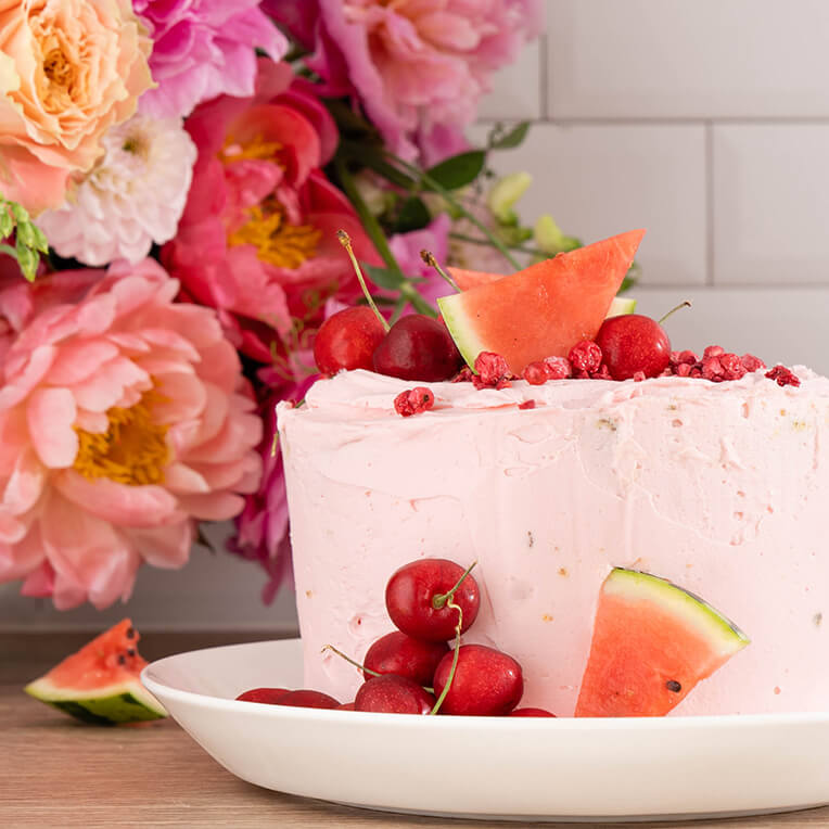 Rezept: »Vanillekuchen mit Schweizer Buttercreme«