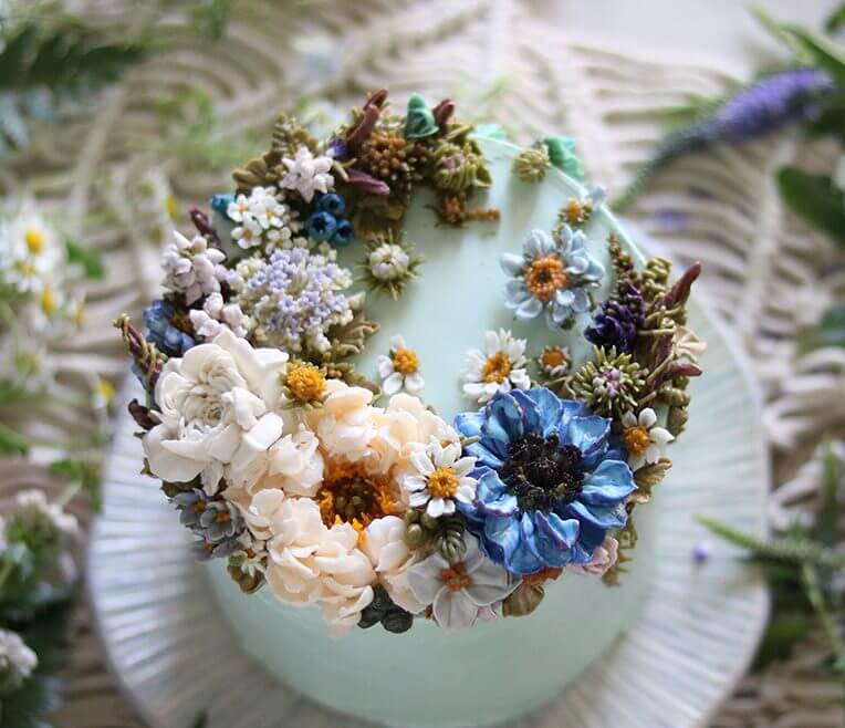 Buttercream Flower Cake recipe