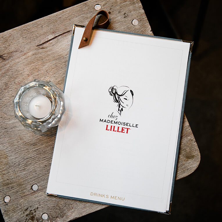 DIY Lillet Menükarte