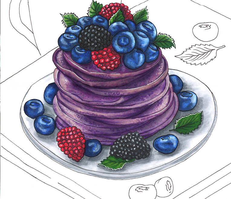 Blutende Pflanzen und lila Pancakes – 9 verrückte Foodtrends