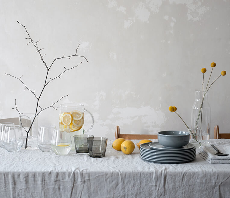 Table of the Month: Grey and Yellow
