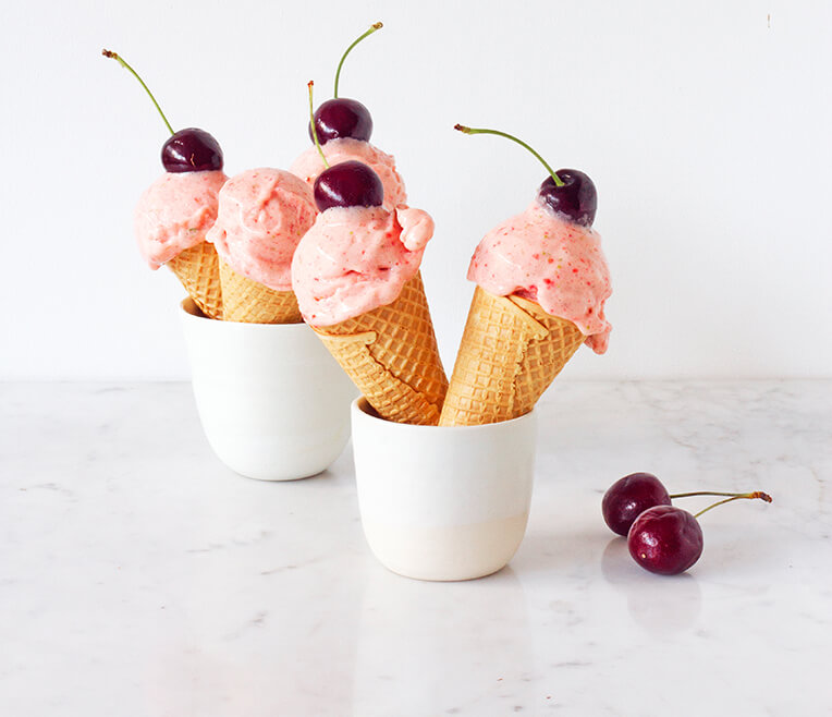 Soft Serves in Apricot Colours