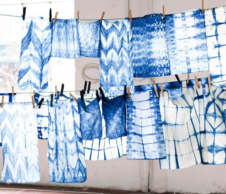 Die blaue Magie des Shibori