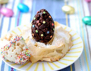 Nest x4 – Recipe ideas for Easter nests and for Easter brunch
