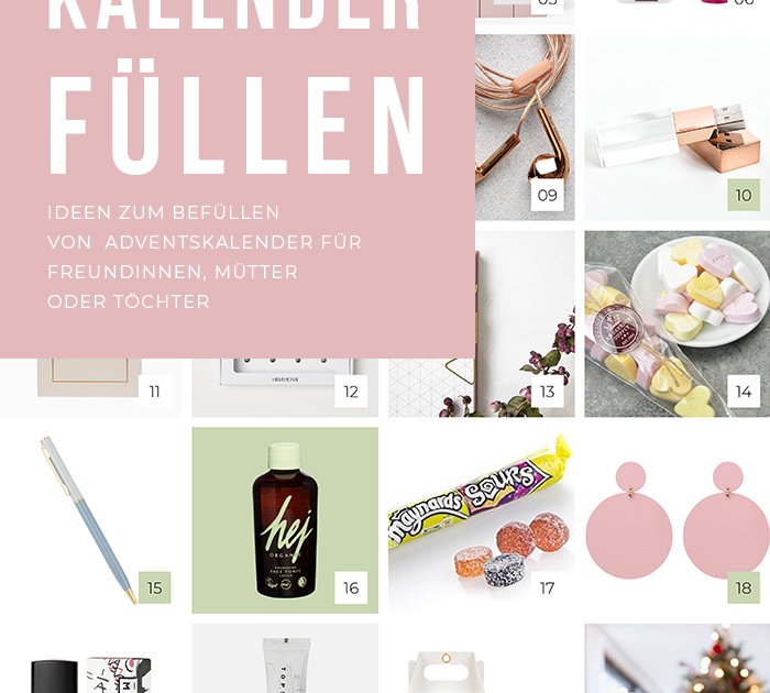 Ideen Furs Adventskalender Fullen Fur Frauen Sistermag