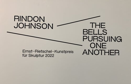 RINDON JOHNSON – US-amerikanischer Künstler – Ernst-Rietschel-Kunstpreisträger für Skulptur 2022