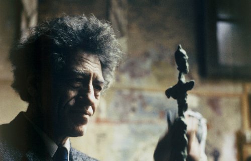 Alberto Giacometti in Sent (Schweiz/Unterengadin)