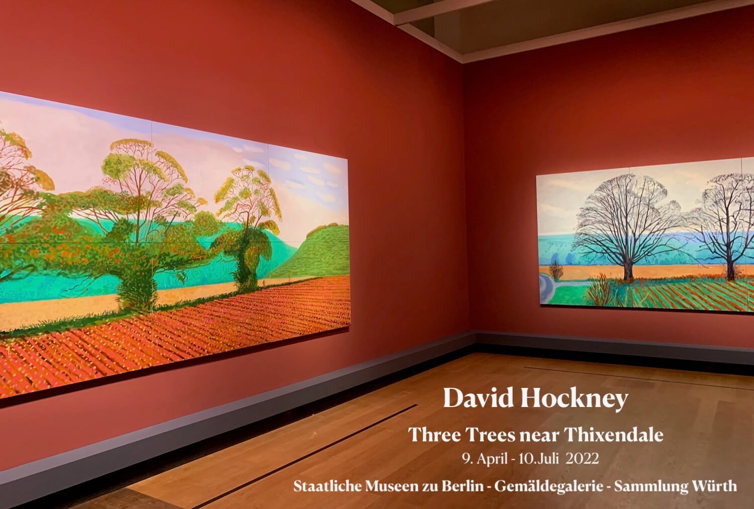 David Hockney  &#8211; Landschaften im Dialog &#8211; Die „Vier Jahreszeiten“ der Sammlung Würth
