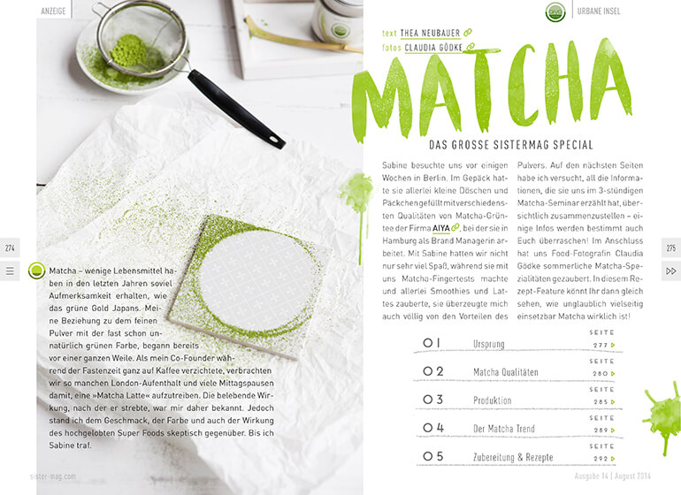 Matcha Guide mit aiya