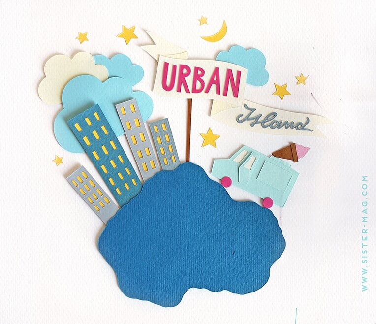 iPad Wallpaper Urban Island