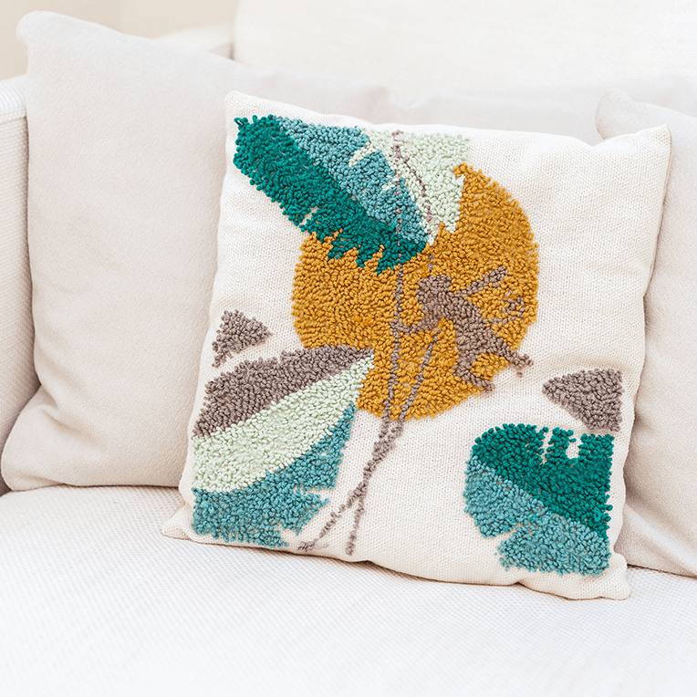 DIY »Punchneedle Safari Kissen«