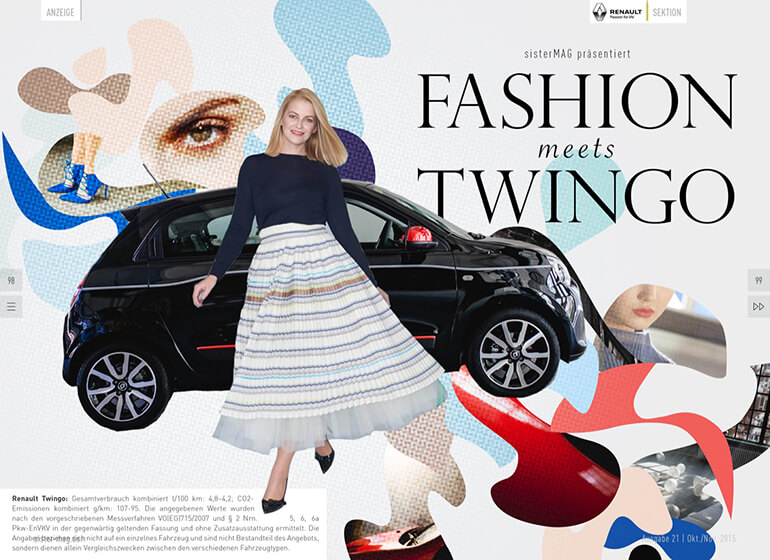 Fashion meets Twingo mit Renault