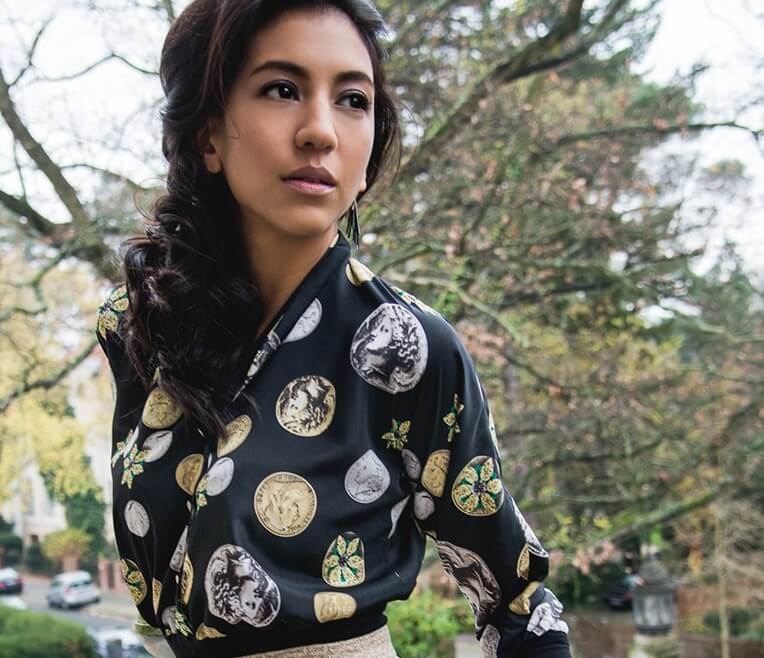 16/4 Blouse with waistband